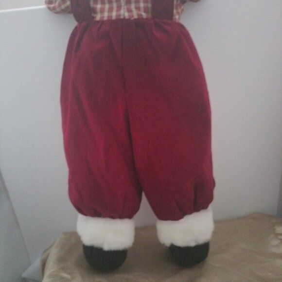 Pacifix International Santa Claus Christmas Holiday Red Suit Plush Toy 23" Excel - Picture 10 of 13